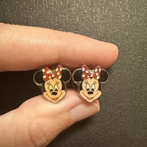 Minnie Mouse Stud Earrings